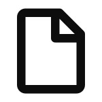 Document Empty SVG Icon